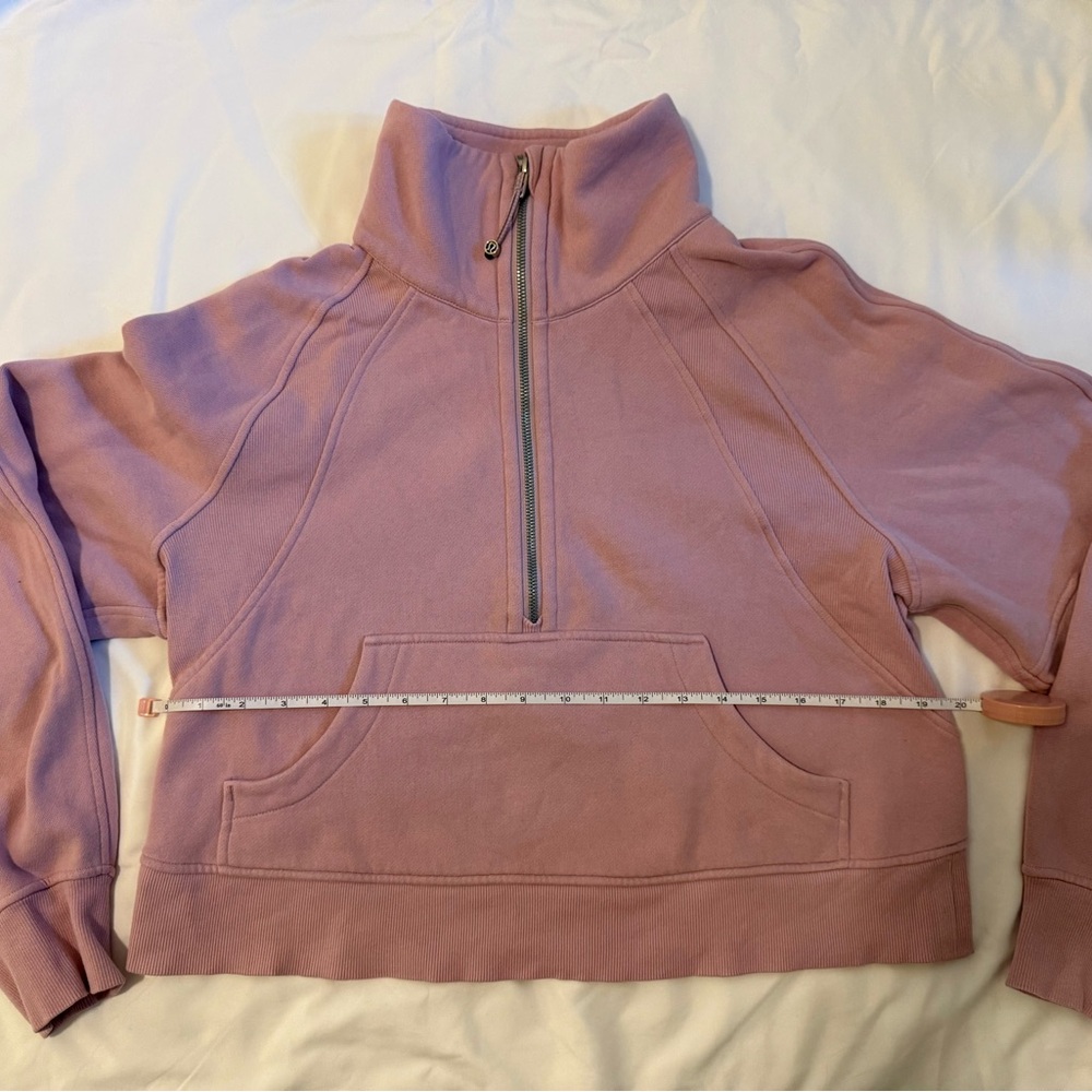 Lululemon Half-Zip Scuba Funnel Neck Cropped